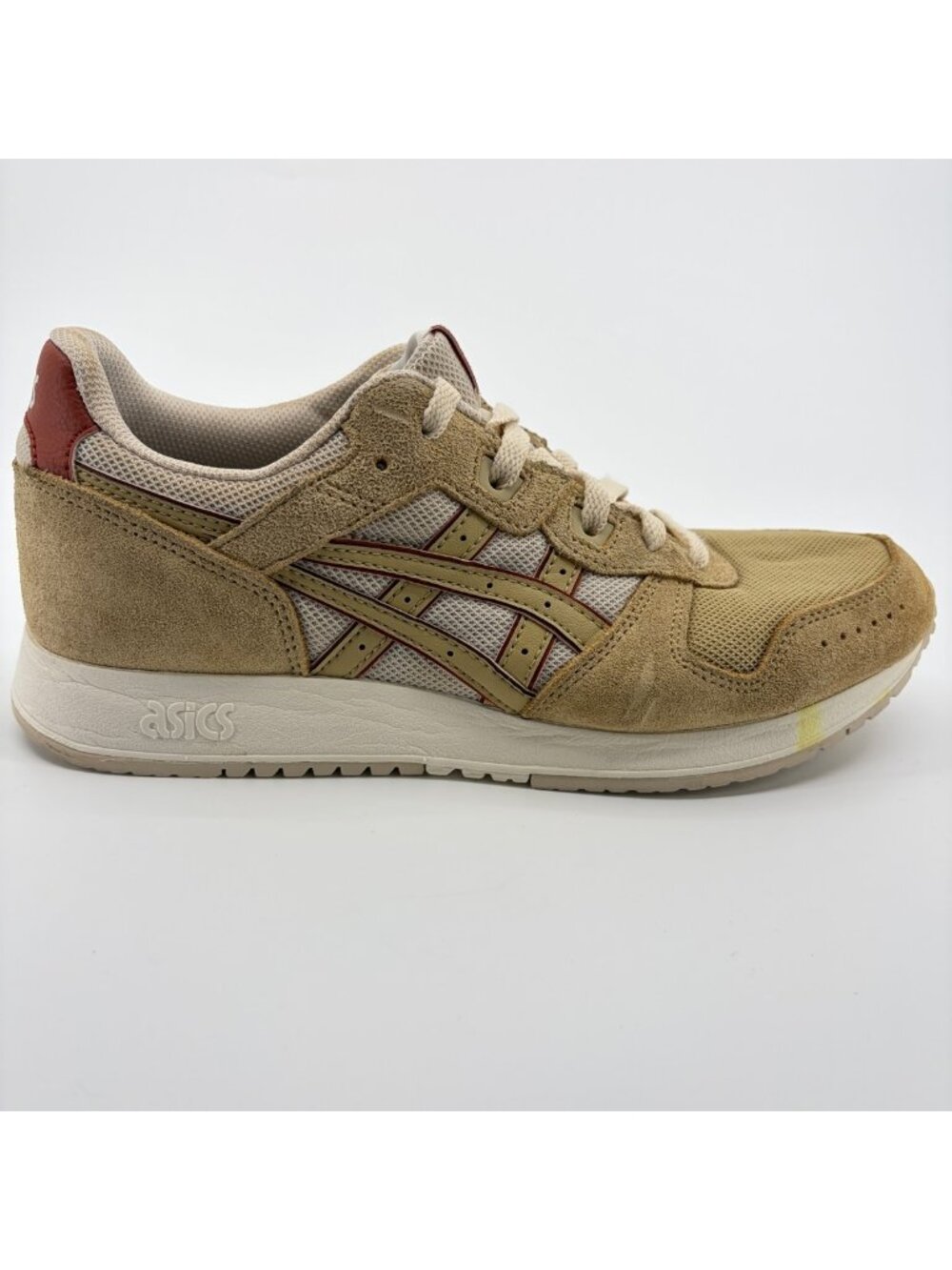 Asics Lyte Classic Mens Size 7.5 Sand Beige Athletic Running Shoes Sneakers